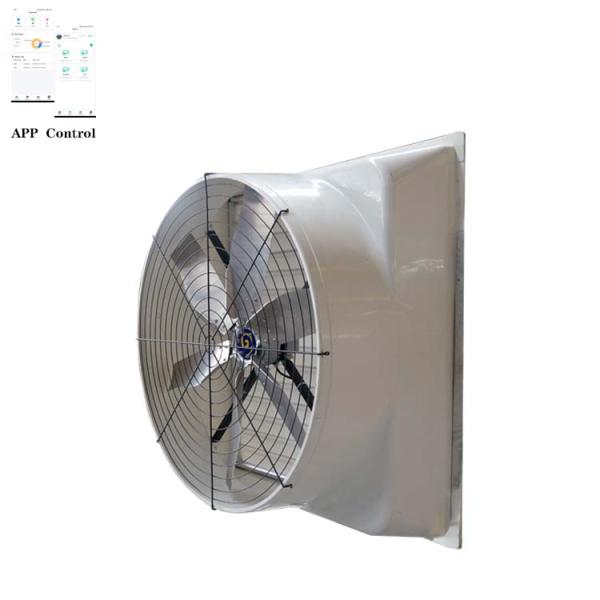 Quality 48"/1.2m Livestock Ventilation Fans Screw Air Speed 850w Input Power for Wall Mounting wholesale