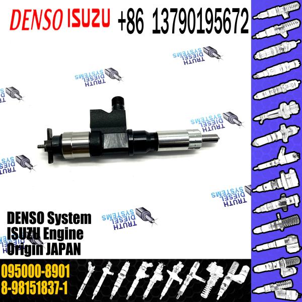 Quality Quality 4HK1 6HK1 engine injector 8-98151837-1 common rail fuel injector 095000-8901 wholesale
