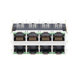 LPJG47036AWNL 2.5G Base-T With G/G Leds 2x4 Port PoE RJ45 Female Connector