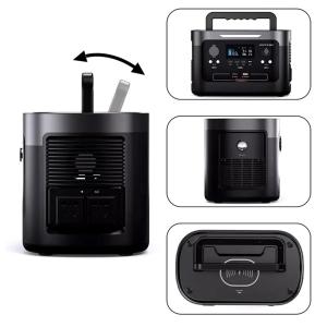 1000WH Solar Portable Power Station USB DC AC 1000W Lithium Battery Bank