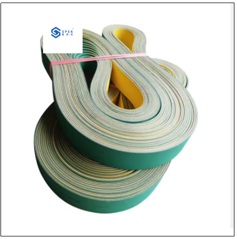 Spinning Circumference 2445mm* Width 11mm Green Spindle Belt With Finger Joint