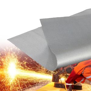 Double Side Silicone Rubber Coated Fireproof Fiberglass Fabric with Temperature