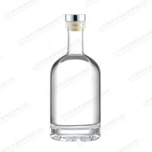 Rubber Stopper Sealing Type Glass Bottle for Customied Liquor Wine Whisky Vodka