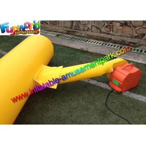 50M Single Lane Pink Inflatable Water Splash Slip Slide With Pool