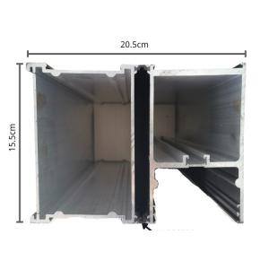 Anodized  T3 T4 T5 Conservatory Aluminium Profiles Home Decoration