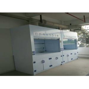 School Science Lab Fume Hood 8-10mm Benchtops Seamless Welding Cabinet for pp