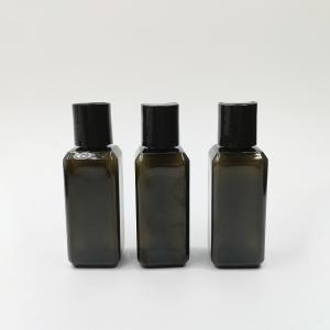 China 300ml Press Cap Amber PET Bottle For Skincare on sale