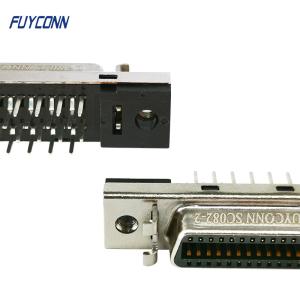 26 Pin SCSI Connector Right Angle Type Female SCSI PCB Connector W/ Fixness