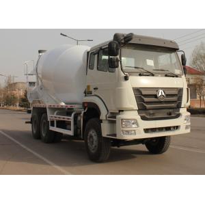 mobile Concrete Mixer Truck with pump , 10 CBM Trailer Concrete Mixer