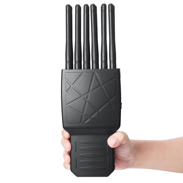 Quality Plastic 12 Antennas Multifunctional Mobile Phone Signal Jammer Blocking All 2G.3G.4G.5G Mobile Phone Signals and GPSL1 WIFI Lojack Signals wholesale