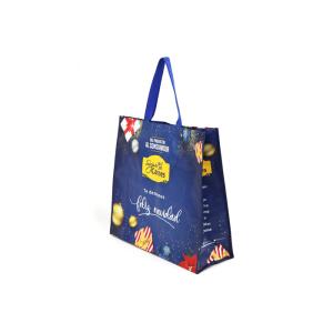 Waterproof PP Woven Recyclable Tote Bag 40*30*12cm Reusable Machine Printing