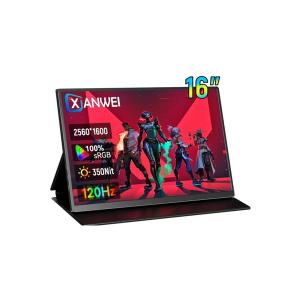 16-inch 2.5K IPS Portable Display: Slim Bezel Metal Chassis & Featherweight