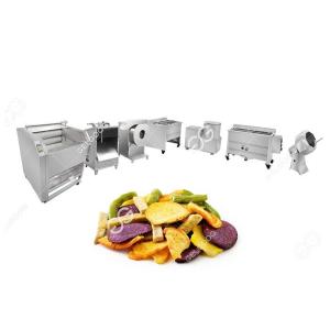 Stainless Steel 304 Potato Chips Making Machine Fruit And Vegetable Chips Semi -