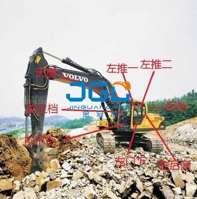 EC120Blc 140B Excavator Front And Rear Doors And Windows Left And Right