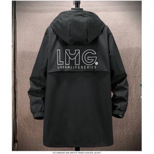 Autumn Parkas Windbreaker Men's Fat Long Coat Jacket with Dyed Processing Type
