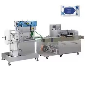 Electric Wet Wipe Machine 1-10 Pieces Easy To Operate With PLC Motor For