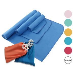 Custom Logo Embroidered Super Absorbent Soft Microfiber Suede Gym Towel Sport