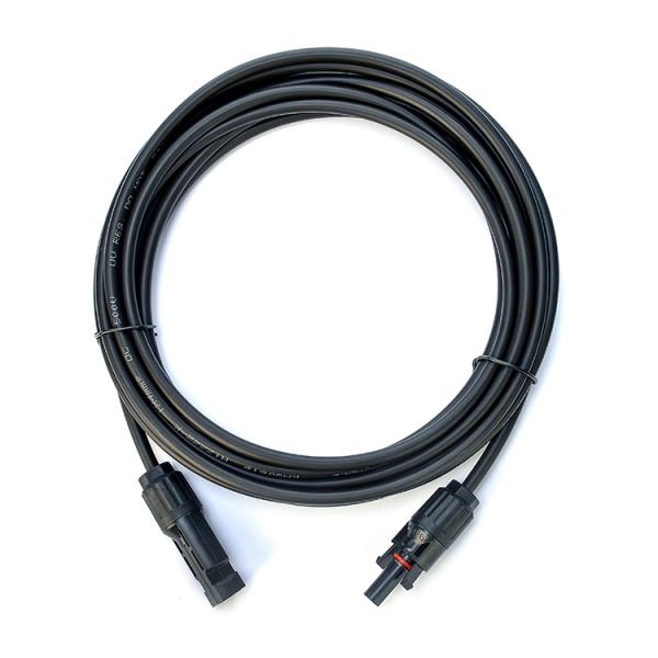 1x4mm2 Tinned Cooper XLPO XLPE PV Cable Y Splitter 1 Transfer 2 with PV004 Connector Heating UV Res Jacket TUV Approved