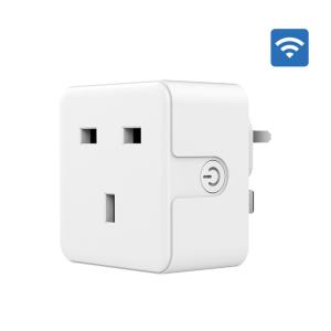 China Alexa Compatible Portable Power Plug UK, Remote Control Charging Electric Timer Socket Wireless Smart Plug UK on sale