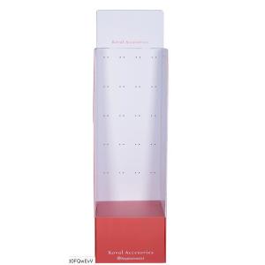 China 300g CCNB Cardboard Hook Display Stands Embossed Advertising on sale