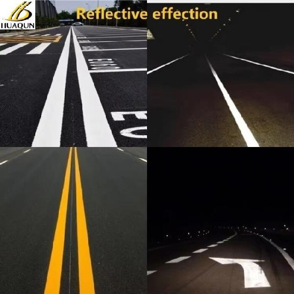 Customized Reflective Paint Standard Road Paint 20% Mixed Glass Beads Thermoplas