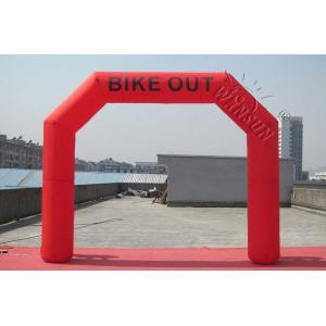 Start / Finish Line Blow Up Arch , 0.9mm PVC Material Inflatable Gantry