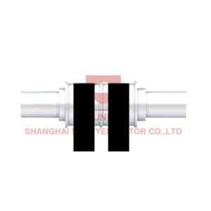 Load 400~480kg Gearless Traction Machine For Machine Room Less Elevator Parts