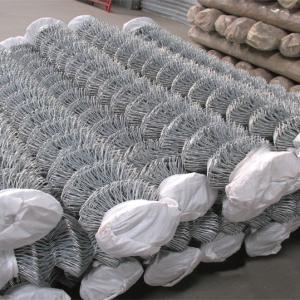2.4m 3m Height 10m 20m Roll Chain Link Fence With Post Powder Coated