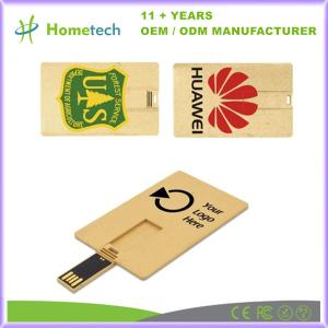 Recycled Biodegradable Credit Card Flash Drive Business Credit Card USB Flash