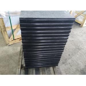 Multi Function Polished Granite Floor Tiles / Black White Galaxy Granite Floor