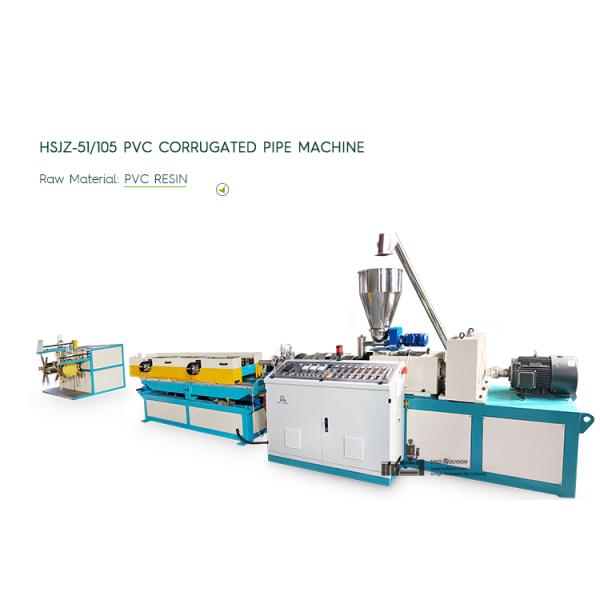 42 Rpm PVC Corrugated Pipe Making Machine 2000KG Capacity