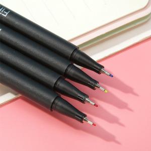 Watercolor Art Marker Pen Set of 12 Fine Point Markers for Writing and Fineliner