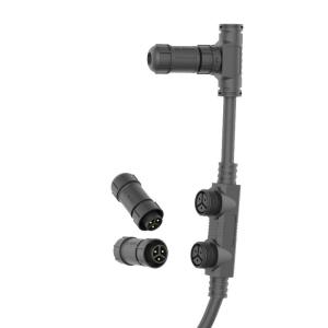 Push Locking M16 Waterproof Male Female Connector Parallel Street Light Module