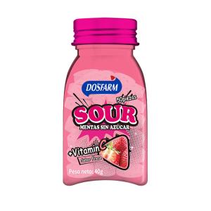 Watermelon Sour Mints Round Shape Healthy Hard Candy Kosher Certifications