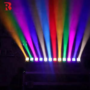 Cheap 12X40W RGB LED Strobe Light Bar Sound Activated For DJ Events for sale