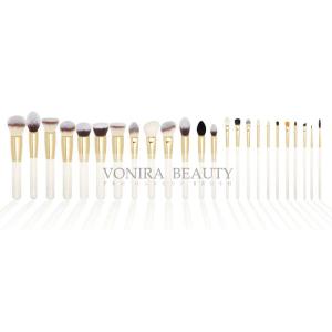 China Custom Private Label Middle Quality Travel Makeup Brushes 24pcs Professional Black Brush Set on sale