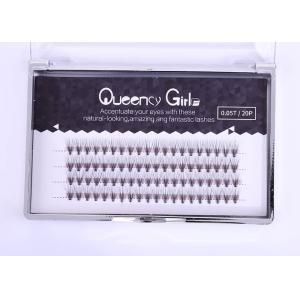 Rapid Cluster Volume Eyelash Extensions C Curl Shape 0.05mm Thickness Black