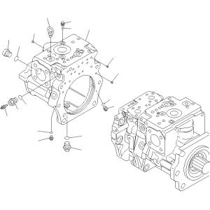 708-2G-00800 708-2G-00801 708-2G-01081 For Komatsu Loader WA600-6 Hydraulic Pump