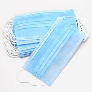 Safe Colored Disposable Protective Face Mask 3 Ply High Fluid Protective