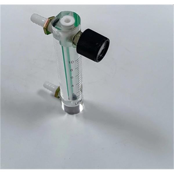 Transparent Glass Oxygen Rotameter with Regulating Valve for Oxygen Flow