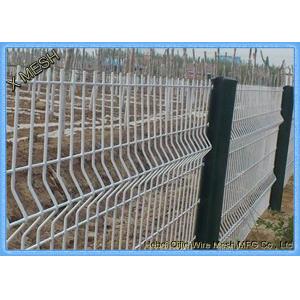 Galvanized Wire Mesh 3D Security Curved Metal Fence Flexible And Durable PVC