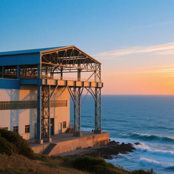 Anti Rust Coated Construction Materials Prefab Industrial Warehouse Workshop