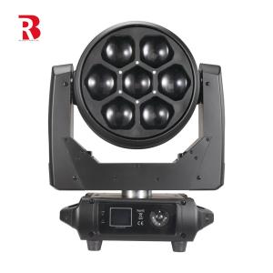DMX LED Moving Stage Head Beeye ZOOM Rotation Beam 7pcs 40W 4in1 Indoor Light