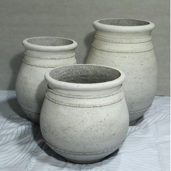 Cement GRC Planter Pots Style Ancients Frost Resistant Character Suitable For