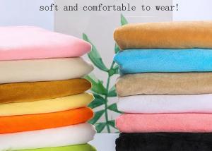 China Baby Clothes Spandex Velvet Fabric Stretchy Super Soft Velboa on sale