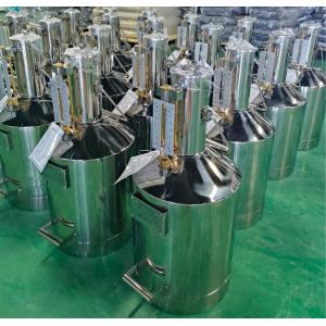 20L Stainless Steel Industrial Liquid Measuring Tank with Base Measuring Can for