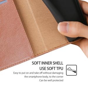 Wireless Charge Support PU Leather Phone Case for iPhone X XS XR 12 13 14 15 Pro