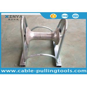 High Strength Underground Cable Tools / Straight Line Cable Roller Zinc Plated