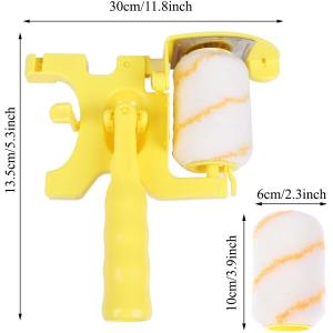 Sponge Paint Edger Roller Brush Multifunctional HandHeld 6pcs 5pcs