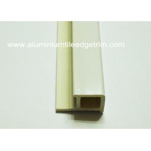 Square Edge White Tile Corner Trim , Floor Edge Trim Protective Profiles
